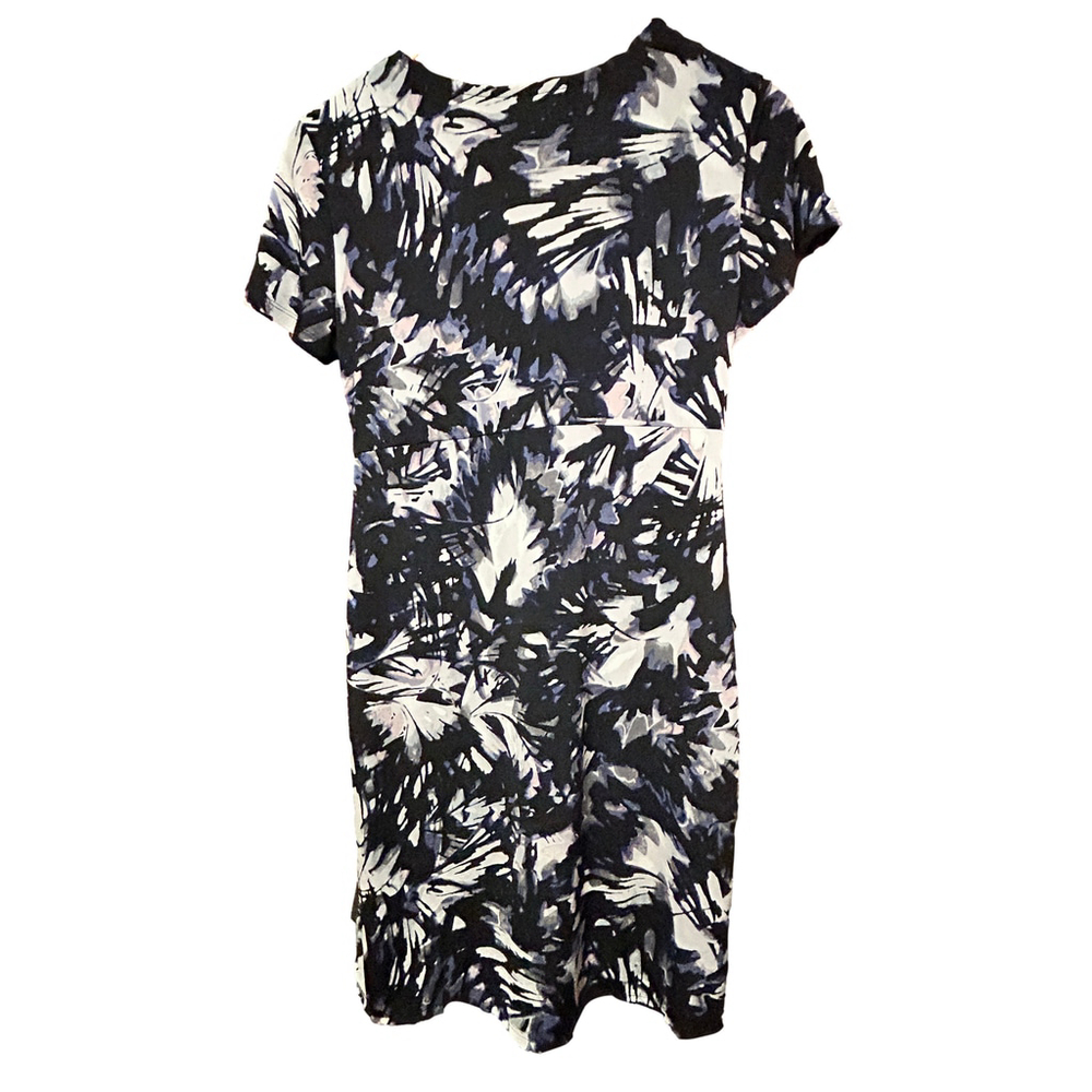Daisy Fuentes Dress - Women's M - Black White Twist Front - Picture 3 of 6
